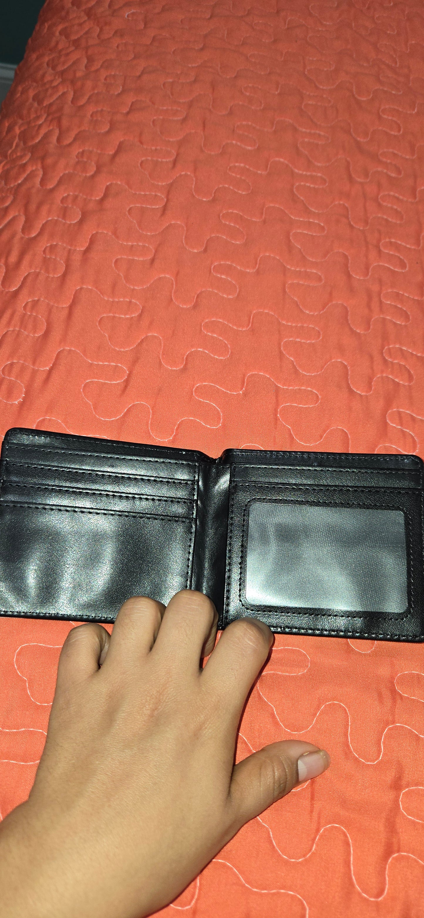 Bi-Fold Leather Photo Wallet