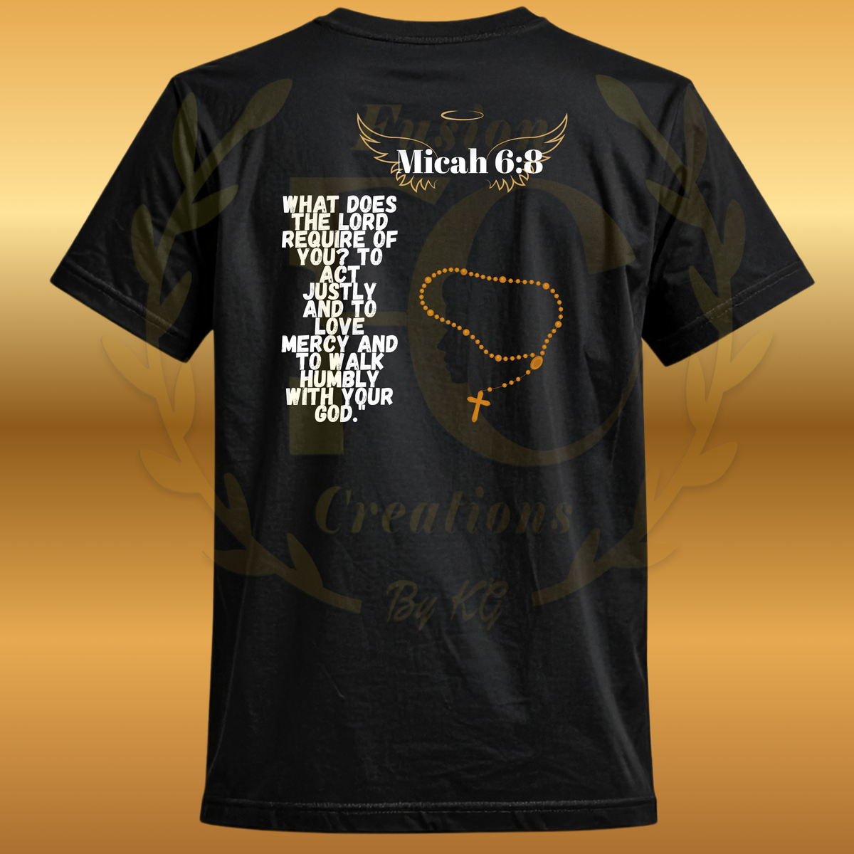Walk Humbly with your God Micah 6:8 Faith Shirt