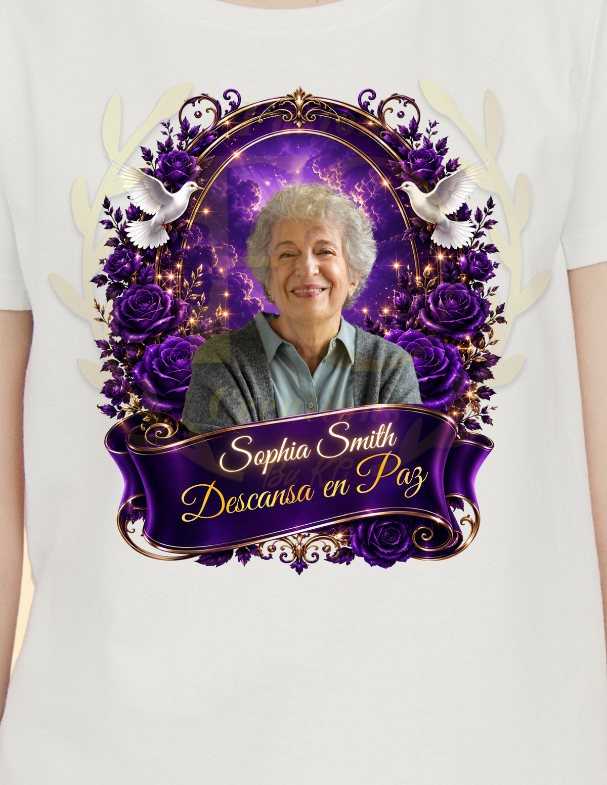 Camiseta personalizada del Día de Muertos | Camiseta conmemorativa con foto personalizada | "Remember Me" / "Recuérdame"
