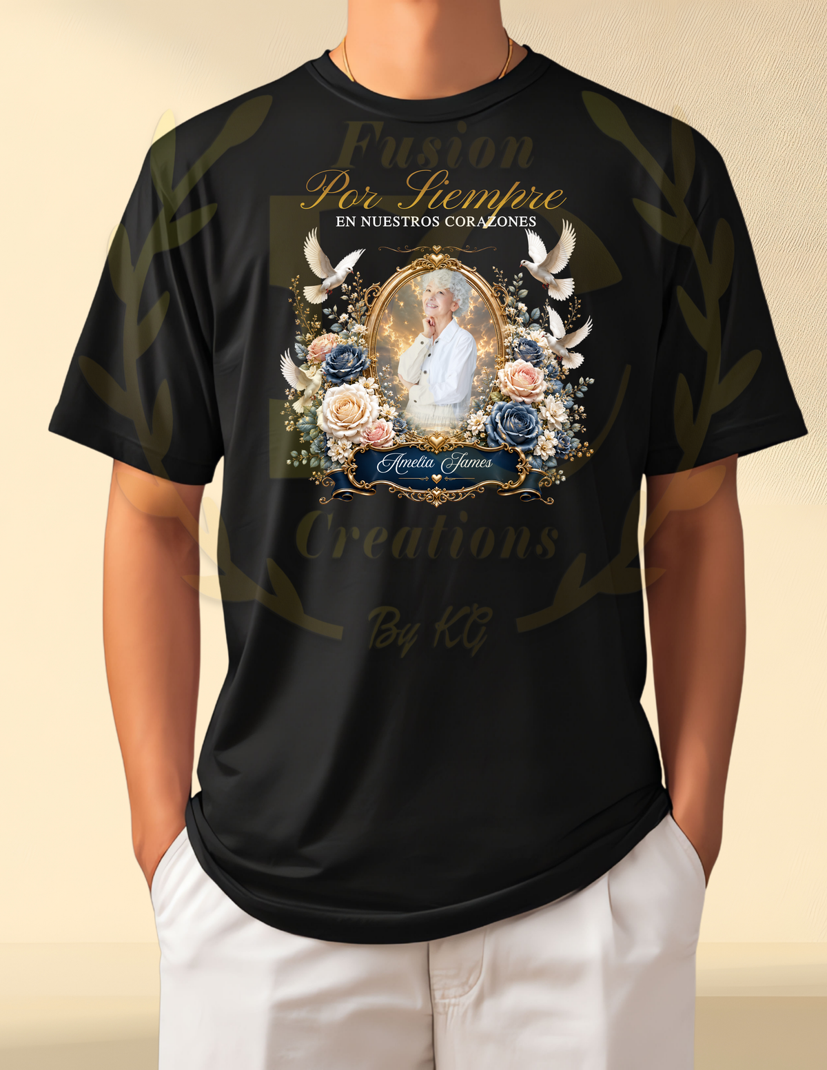 Camiseta personalizada del Día de Muertos | Camiseta conmemorativa con foto personalizada | "Remember Me" / "Recuérdame"