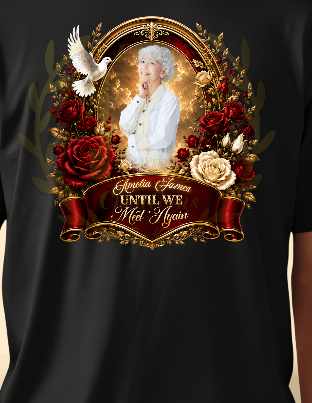 Camiseta personalizada del Día de Muertos | Camiseta conmemorativa con foto personalizada | "Remember Me" / "Recuérdame"