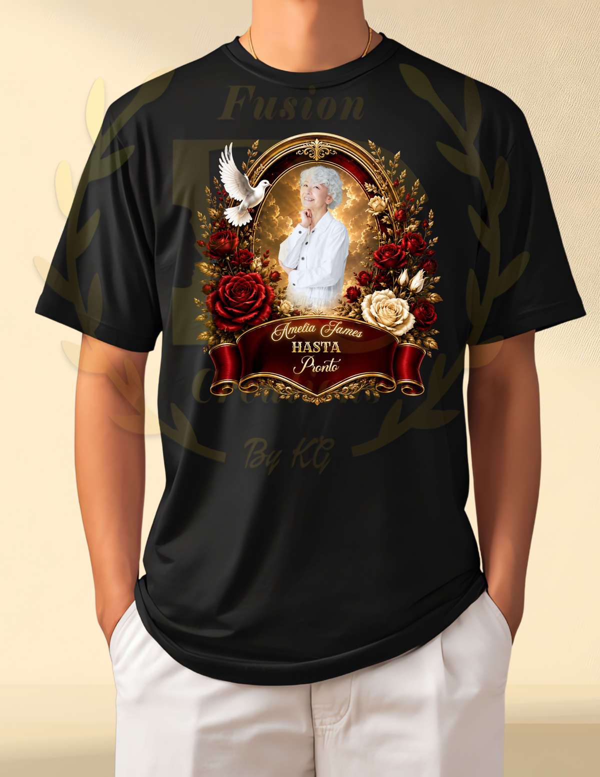 Camiseta personalizada del Día de Muertos | Camiseta conmemorativa con foto personalizada | "Remember Me" / "Recuérdame"