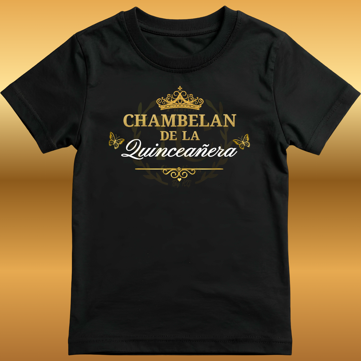 Custom Chambelán Shirts for Quinceañera – Double-Sided Personalized