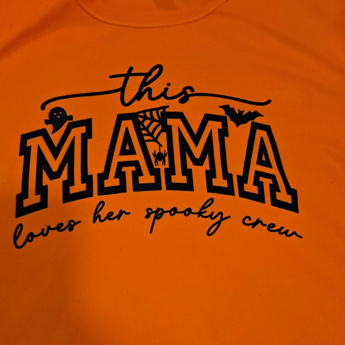 Halloween Mama Shirt Customized