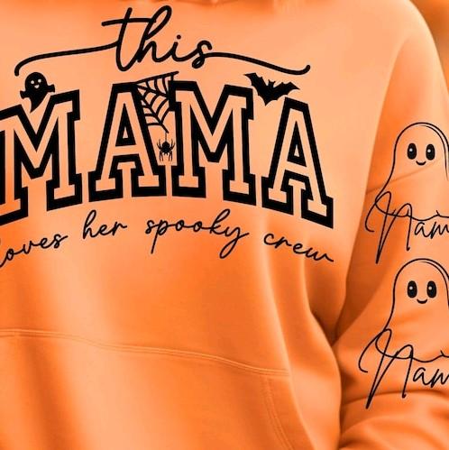 Halloween Mama Shirt Customized