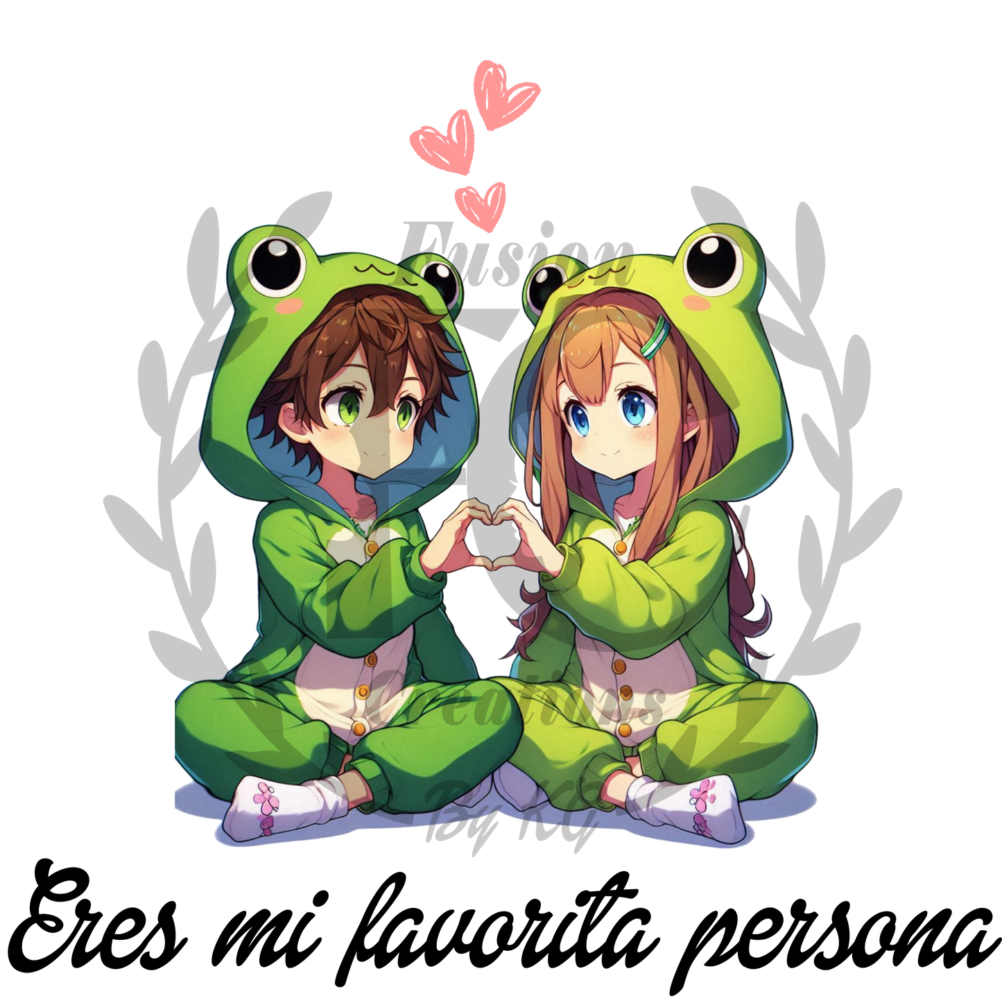 Anime Frog Lovers Personalized Hoodie