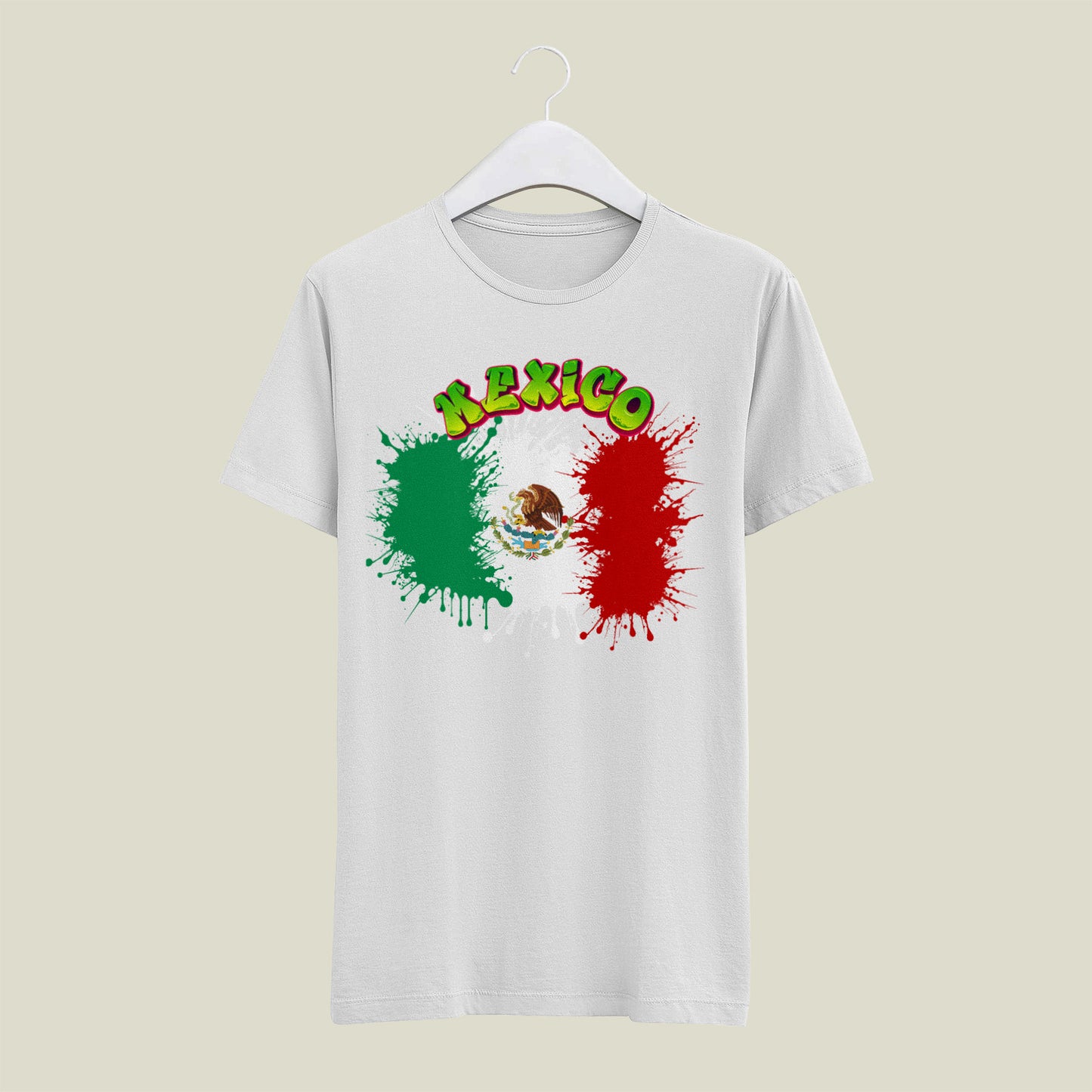 Mexico T-Shirt/ Camisa de Mexico Graphic Shirt With Green Letters