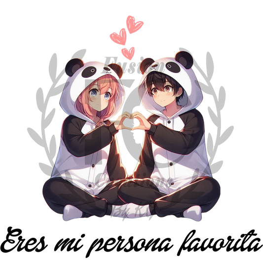 Anime Panda Couple